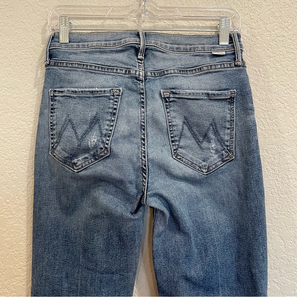 Mother The Midrise Dazzler Ankle Fray in Going in Circles - Size 28 - Picture 6 of 9